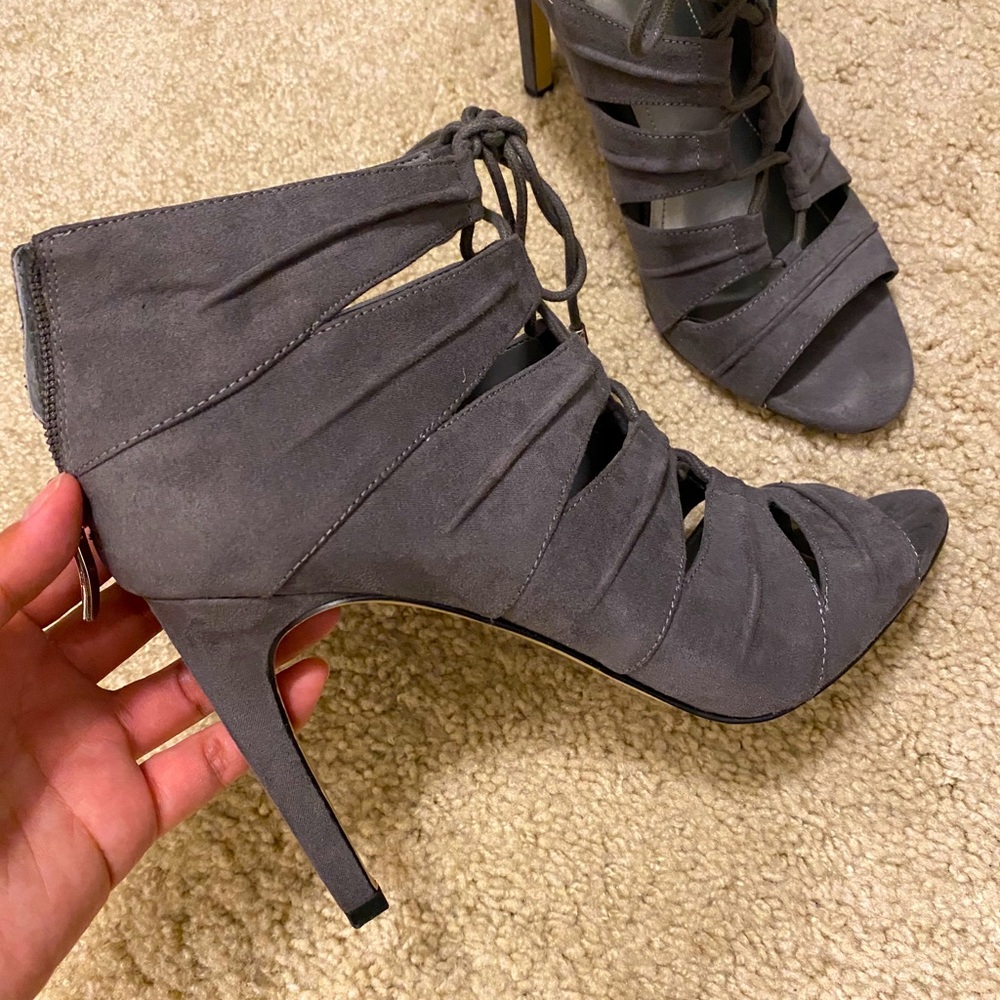 BCBG Gray Heels